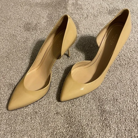 Gucci Patent Leather D’Orsay Pumps - Picture 2 of 4